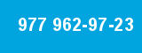 977 962-97-23 977 962-97-23